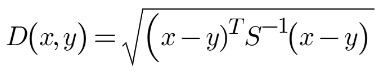 Mahalanobis Distance Formula